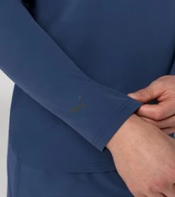 Porsche Design Active Long-sleeved Top Color Persian Blue 11 Porsche Design Active Long-sleeved Top Color Persian Blue -Porsche Design Store 4056487046754 005 ga pd sall ain v1