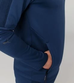 Porsche Design Crew Neck Sweater Color Persian Blue -Porsche Design Store 4056487046877 004 ga pd sall ain v1