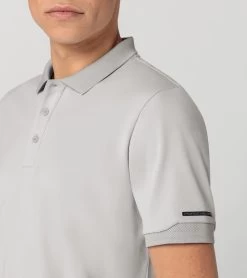 Porsche Design Men's Polo Shirt Color Ash Grey -Porsche Design Store 4056487047362 003 ga pd sall ain v1