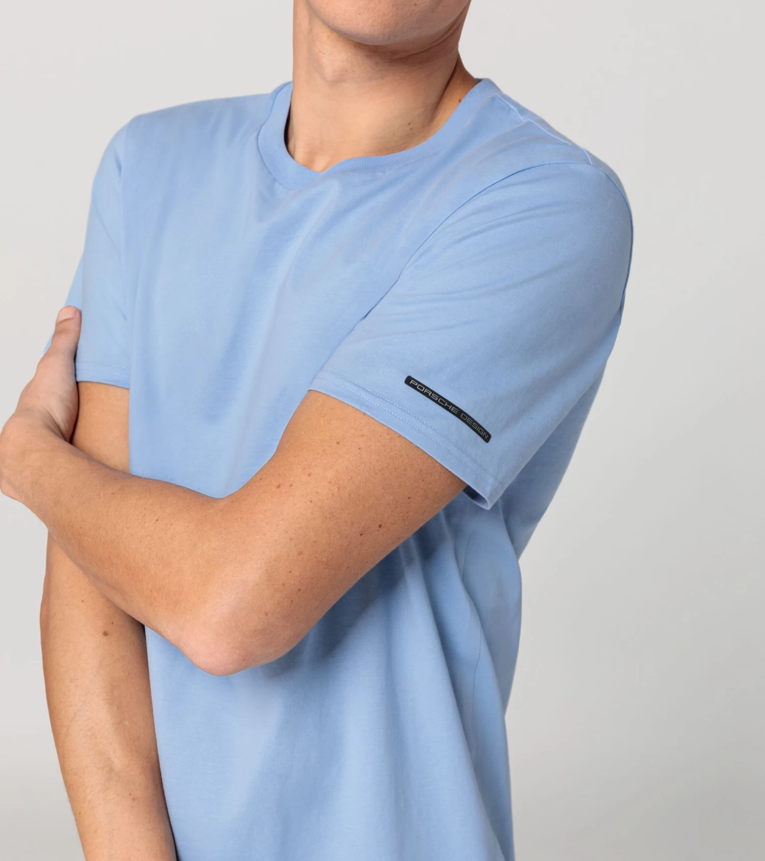 Porsche Design Essential T-Shirt Color Blissful Blue 3 Porsche Design Essential T-Shirt Color Blissful Blue - Image 3