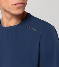 Porsche Design Active T-shirt Color Persian Blue -Porsche Design Store 4056487047669 003 ga pd sall ain v1