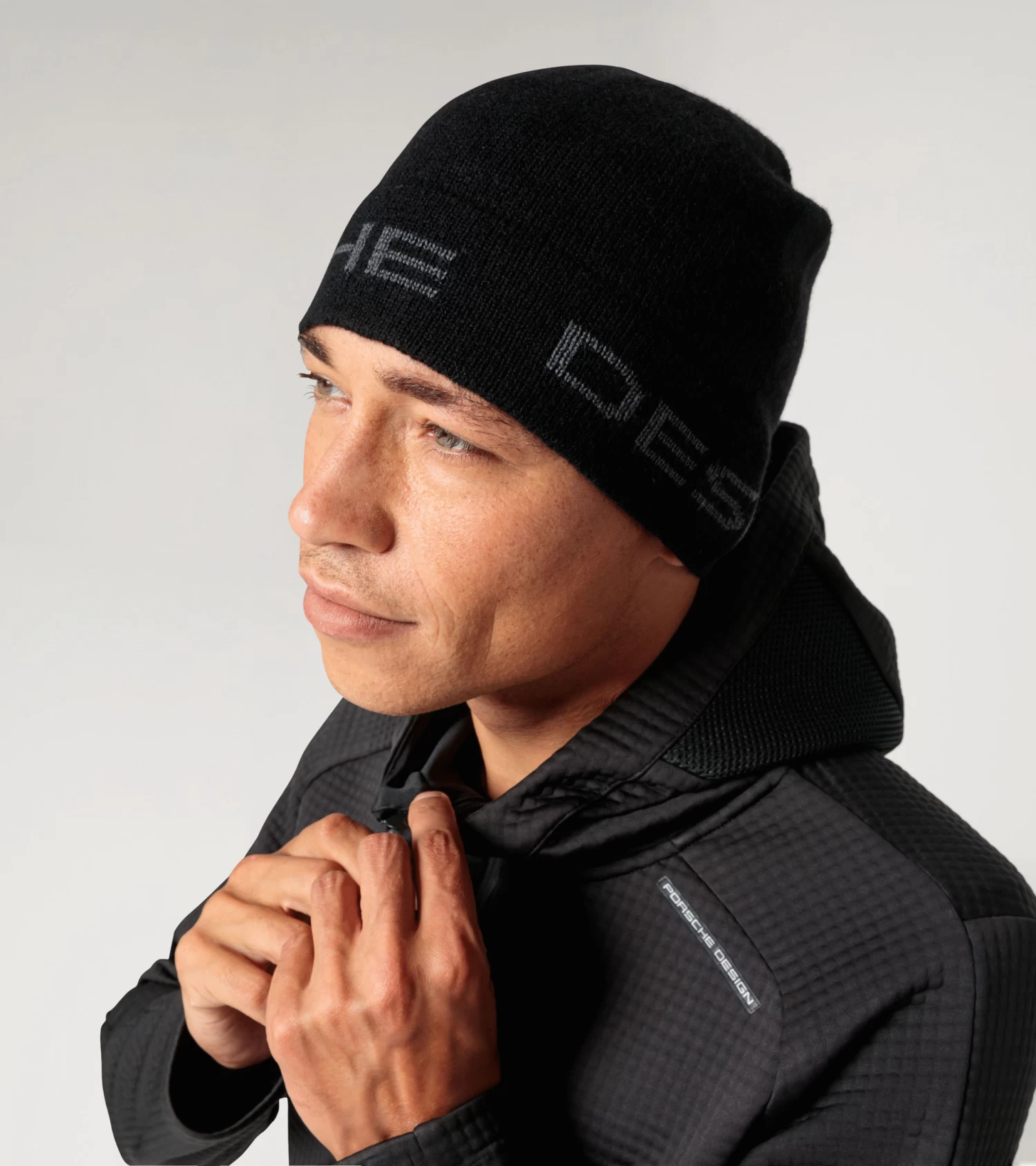 Porsche Design Wool Beanie Color Black/asphalt 4 Porsche Design Wool Beanie Color Black/asphalt - Image 4