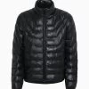 Porsche Design Athleisure Padded Leather Jacket Color Jet Black