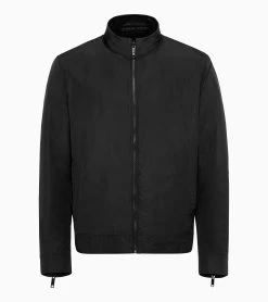 Porsche Design Athleisure Reverse Leather Jacket Color Jet Black
