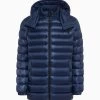 Porsche Design Lightweight Puffer Parka. Color Navy Blazer