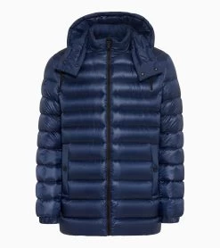 Porsche Design Lightweight Puffer Parka. Color Navy Blazer
