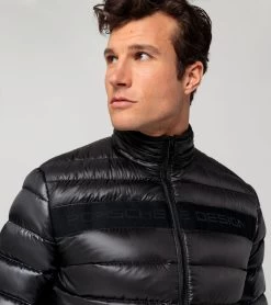 Porsche Design Lightweight Puffer Jacket Color Jet Black -Porsche Design Store 4056487049748 003 ga pd sall ain v1
