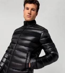 Porsche Design Lightweight Puffer Jacket Color Jet Black -Porsche Design Store 4056487049748 004 ga pd sall ain v1