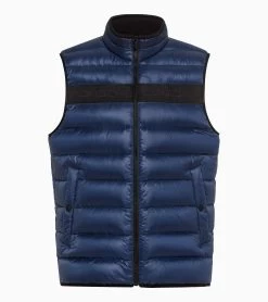 Porsche Design Lightweight Puffer Vest Color Navy Blazer