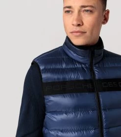 Porsche Design Lightweight Puffer Vest Color Navy Blazer -Porsche Design Store 4056487049861 004 ga pd sall ain v1