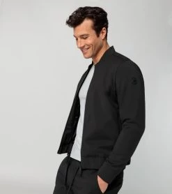 Porsche Design Athleisure Blouson Color Jet Black -Porsche Design Store 4056487049922 005 ga pd sall ain v1