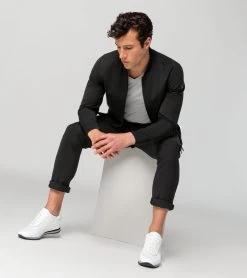 Porsche Design Athleisure Blouson Color Jet Black -Porsche Design Store 4056487049922 006 ga pd sall ain v1