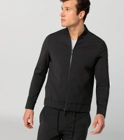 Porsche Design Athleisure Blouson Color Jet Black -Porsche Design Store 4056487049922 008 ga pd sall ain v1