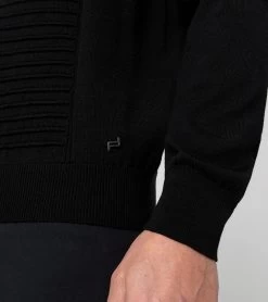 Porsche Design Athleisure Sweater Color Jet Black -Porsche Design Store 4056487050201 003 ga pd sall ain v1