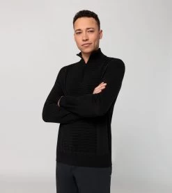 Porsche Design Athleisure Sweater Color Jet Black -Porsche Design Store 4056487050201 006 ga pd sall ain v1