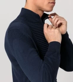 Porsche Design Athleisure Sweater Color Navy Blazer -Porsche Design Store 4056487050256 003 ga pd sall ain v1