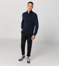 Porsche Design Athleisure Sweater Color Navy Blazer -Porsche Design Store 4056487050256 004 ga pd sall ain v1