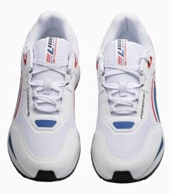 Porsche Design Porsche Rennsport Reunion 7 - Mirage Sport Tech Sneakers Color White-court Blue-pop Red -Porsche Design Store 4056487050973 004 ga pd sall ain v1