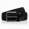 Porsche Design Casual Pin Buckle Chino Belt Color Black, Titanium
