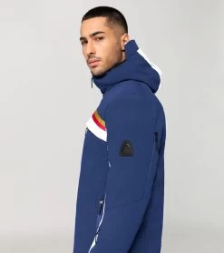 Porsche Design PORSCHE | HEAD Dakar Ski Jacket Color Blue/white/red/gold/black -Porsche Design Store 4056487051918 003 ga pd sall ain v1