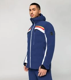 Porsche Design PORSCHE | HEAD Dakar Ski Jacket Color Blue/white/red/gold/black -Porsche Design Store 4056487051918 006 ga pd sall ain v1