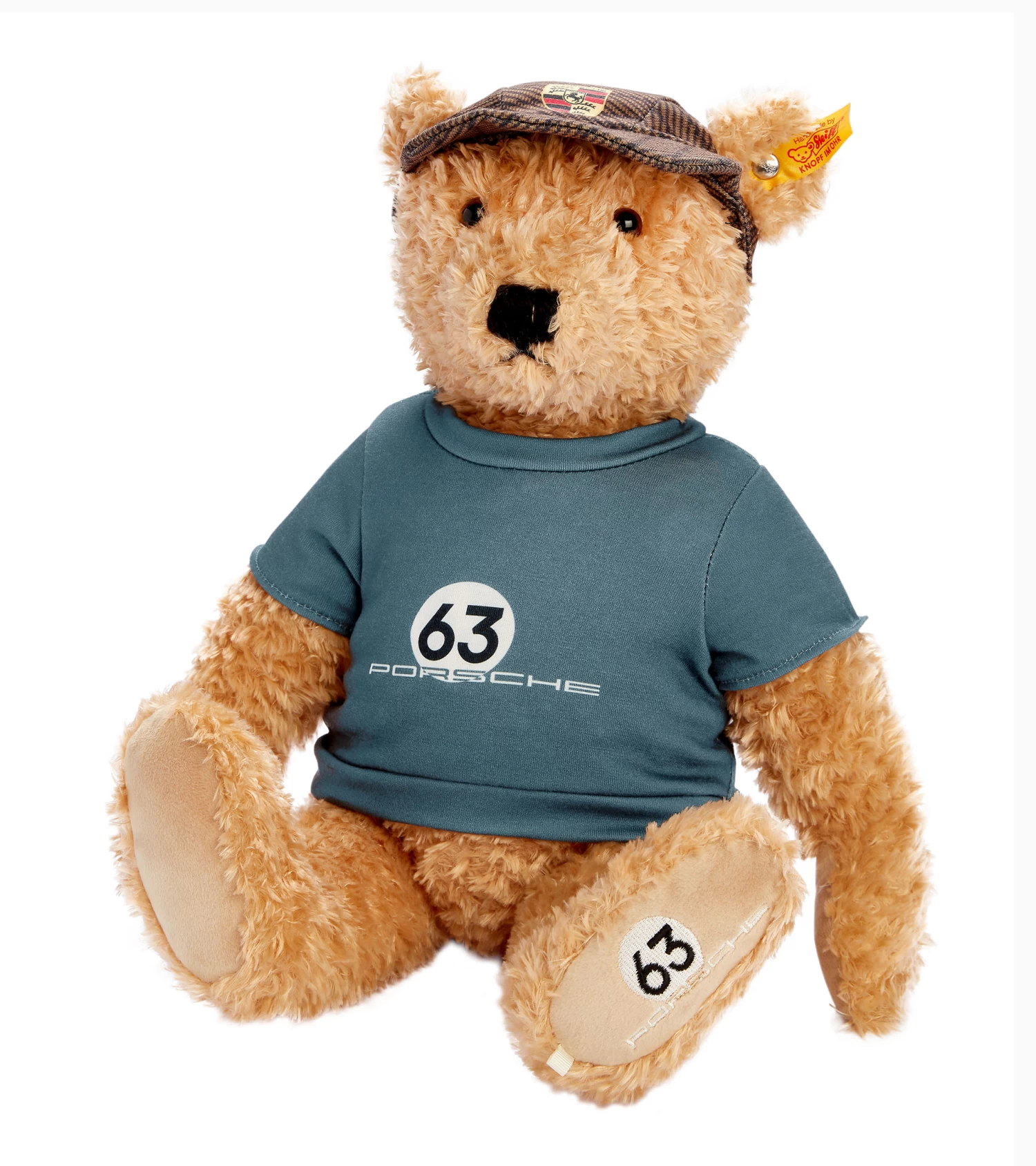 Porsche Design Steiff X Porsche Teddy Bear - 60Y Porsche 911 - Limited Edition Color Beige/blau/braun 1 Porsche Design Steiff X Porsche Teddy Bear - 60Y Porsche 911 - Limited Edition Color Beige/blau/braun