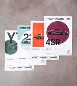 Porsche Design Porsche Poster Set – 75Y – Driven By Dreams Color Mehrfarbig