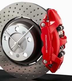 Porsche Design 911 Brake Disc Clock – Porsche Originals – Ltd. Color Silber/rot -Porsche Design Store wap0505000pbrs 03 ga pd sall ain v1