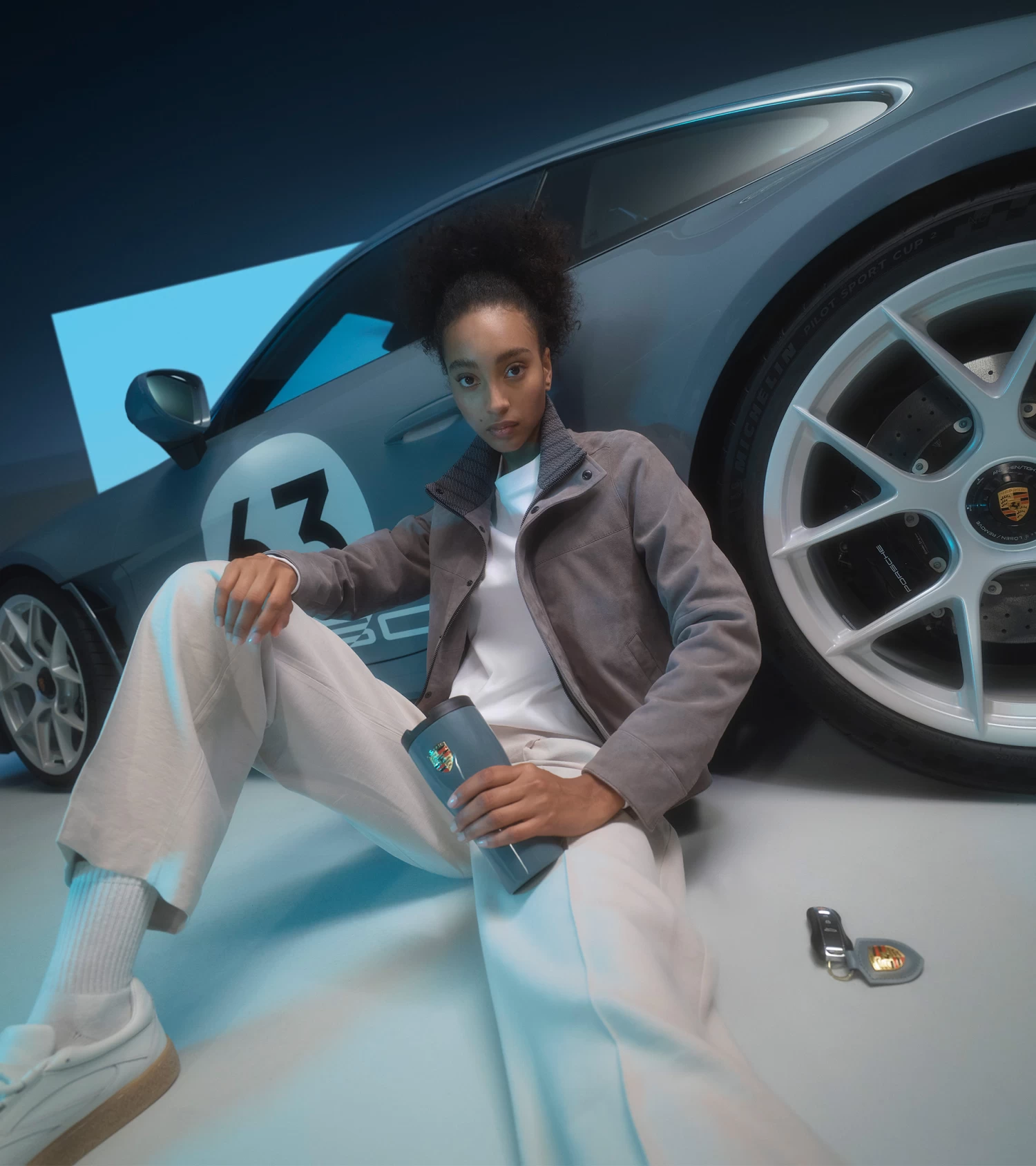 Porsche Design Thermal Travel Mug Color Shorebluemetallic 3 Porsche Design Thermal Travel Mug Color Shorebluemetallic - Image 3