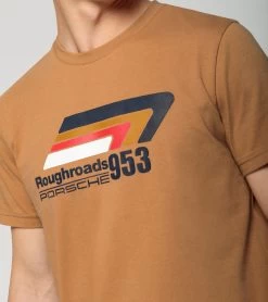 Porsche Design T-Shirt Unisex – Roughroads Color Camel -Porsche Design Store wap16100m0prrd 003 ga pd sall ain v1