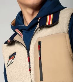 Porsche Design Teddy Vest - Roughroads Color Beige -Porsche Design Store wap16300m0prrd 005 ga pd sall ain v1