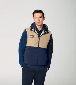 Porsche Design Teddy Vest - Roughroads Color Beige -Porsche Design Store wap16300m0prrd 010 ga pd sall ain v1