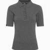 Porsche Design Women's Polo Shirt – 60Y Porsche 911 Color Hellgraumelange