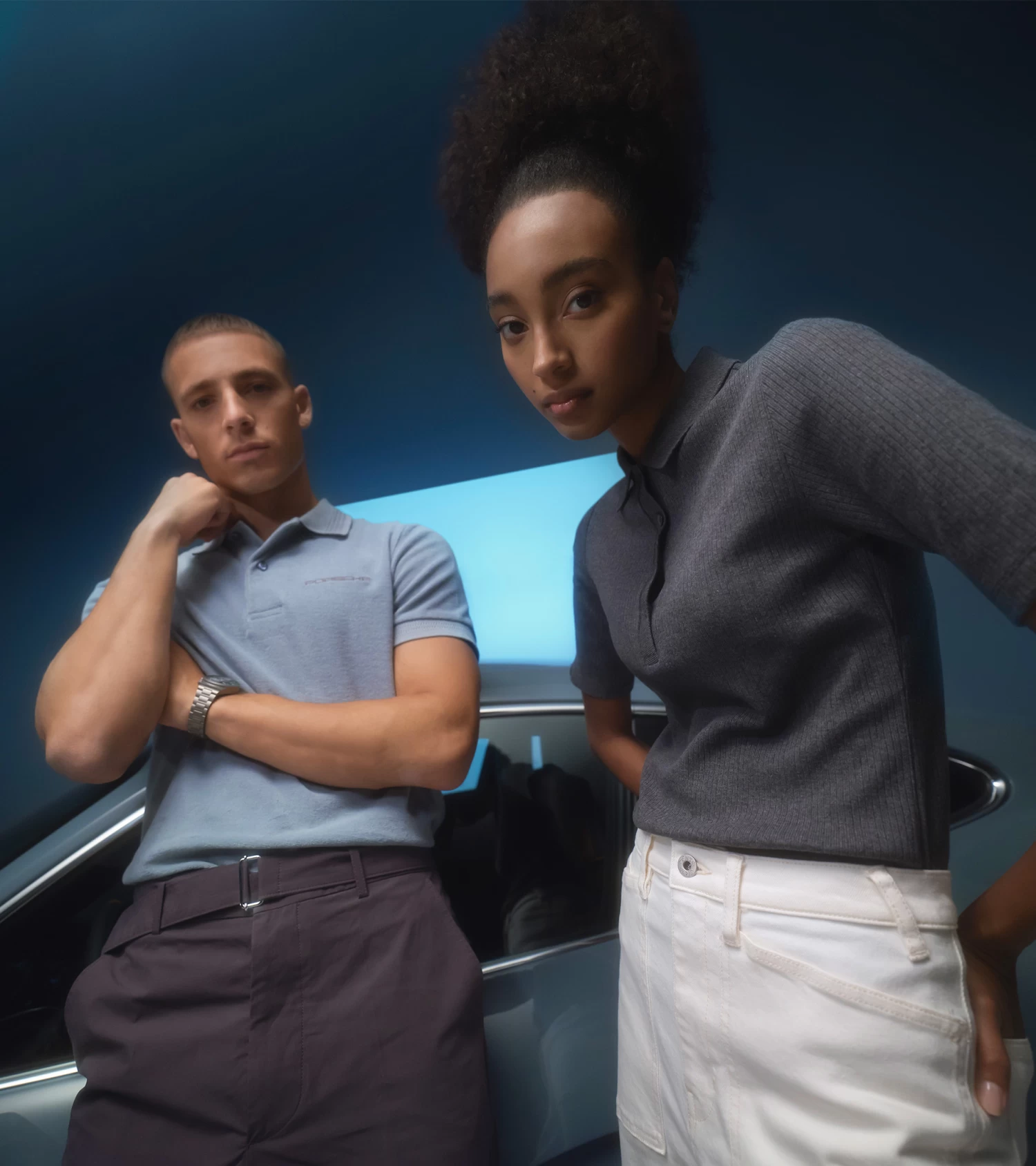 Porsche Design Women's Polo Shirt – 60Y Porsche 911 Color Hellgraumelange 7 Porsche Design Women's Polo Shirt – 60Y Porsche 911 Color Hellgraumelange - Image 7