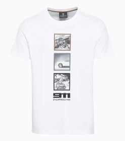 Porsche Design Unisex T-shirt – 60Y Porsche 911 Color White